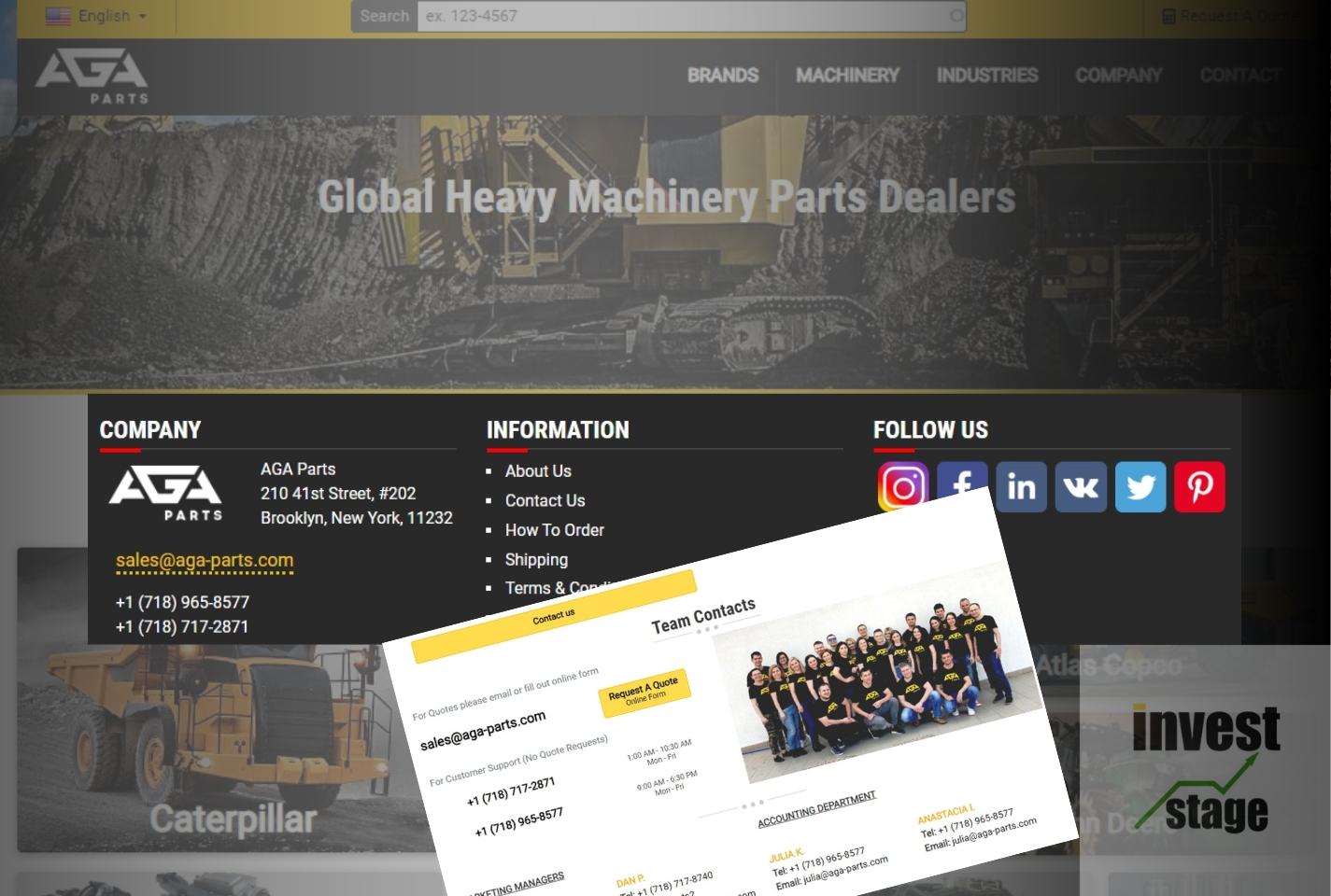 AGA Parts: A Global Leader in Supplying Spare Parts for Special-Purpose Machinery